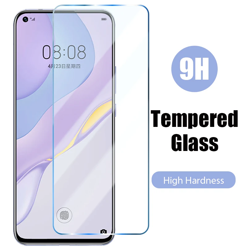 Защитное стекло с полным покрытием 9H для Huawei P30 Pro Lite P20 P40 Lite|Защитные стёкла и