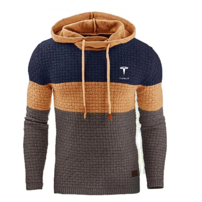 

2021 New TESLA Printed Autumn New Fashion Street Hooded Mens Hip-Hop Loose Casual Harajuku Men's High-Quality Track Hoodie AG+39
