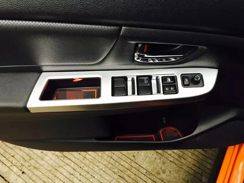 Подлокотник для дверей автомобиля SUBARU XV 2016 4 шт. хромированные накладки на кнопки