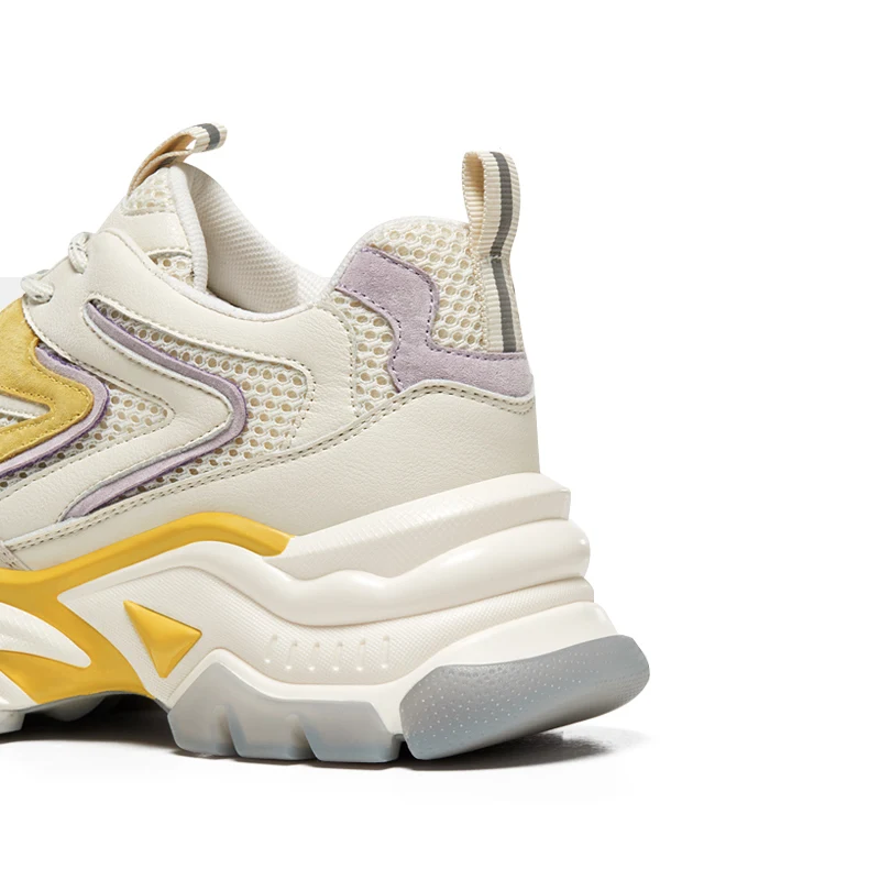 Camel Women's Sneaker Shoes Fashion Ladies Summer New Style Thick Soled Breathable Mesh Casual Chunky Shoes Women Shoes