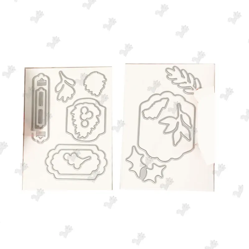 

CHRISTMAS SEASON Cutting Dies and Stamps Scrapbook Dariy Decoration Stencil Embossing Template Diy Greeting Card Handmade