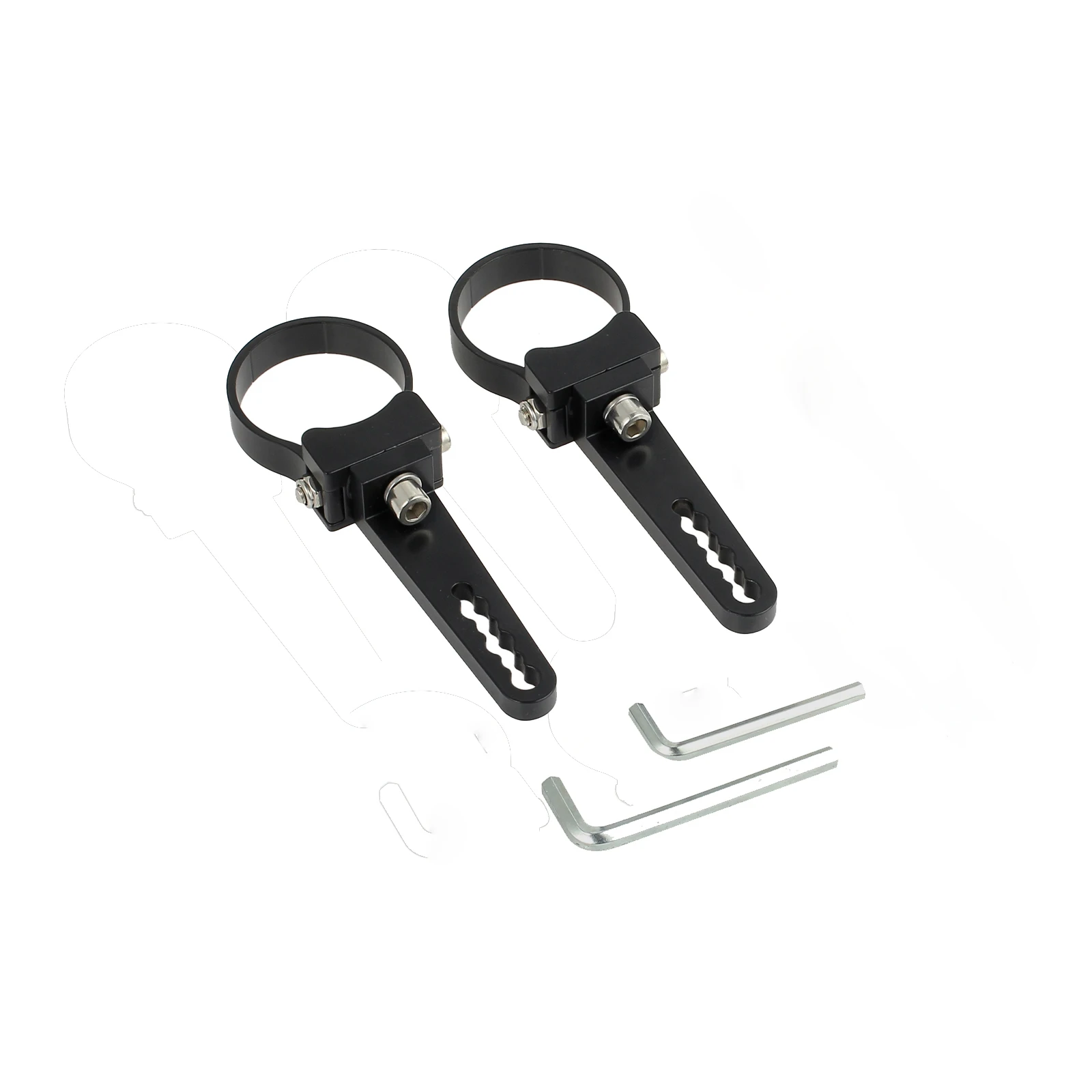 AUTOUTLET 2 шт. 51 мм круглые скобки быка бар светодиодный светильник Монтажная стойка