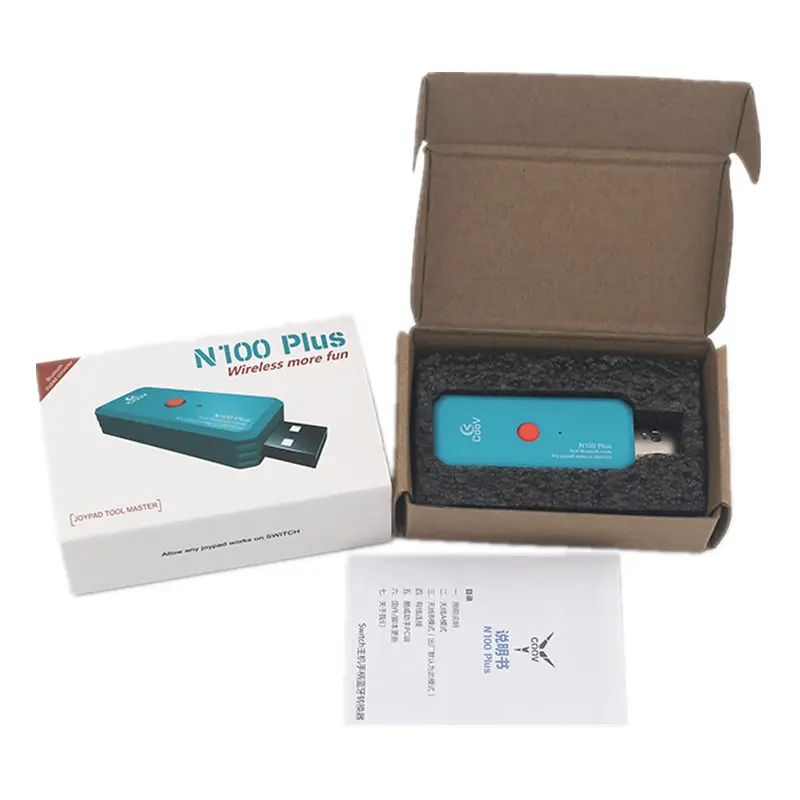 N100 плюс Sem Fio Bluetooth адаптер лидар Com прерыватель Conversor для PS4 Para Для Nintendo Xbox