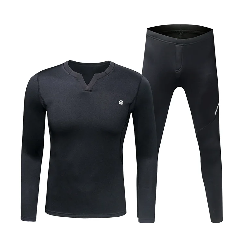 TWTOPSE зимнее Спортивное нижнее белье костюм циклические базовые слои теплый флис