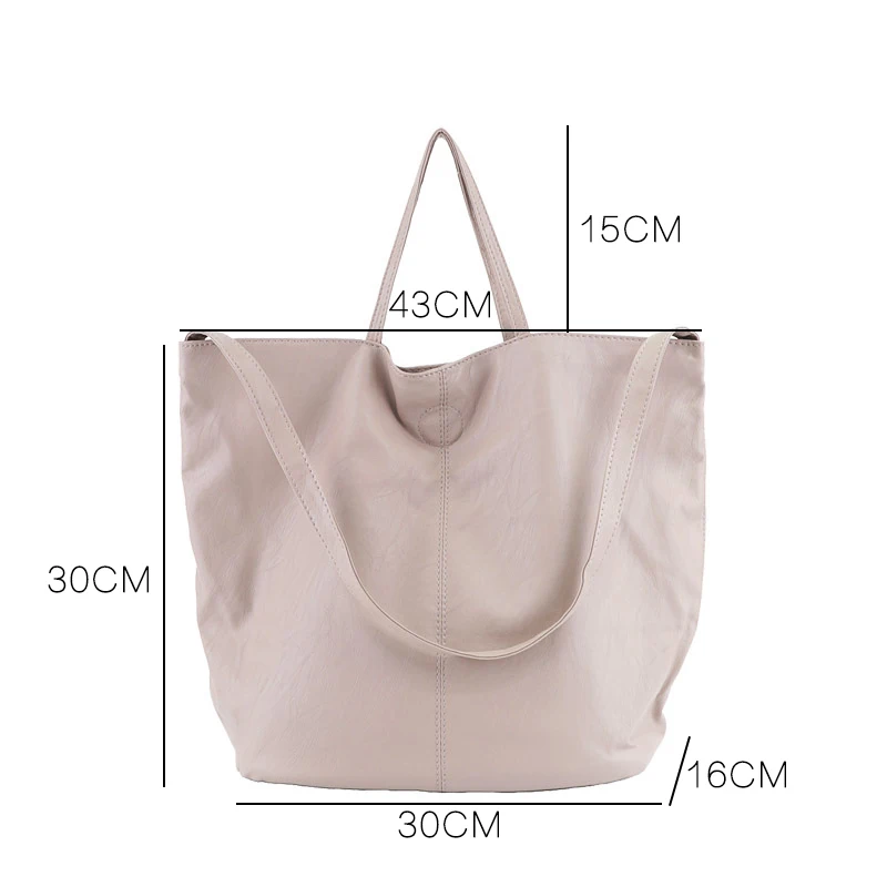 Youda оригинальная Большая вместительная Женская хозяйственная сумка одноцветная