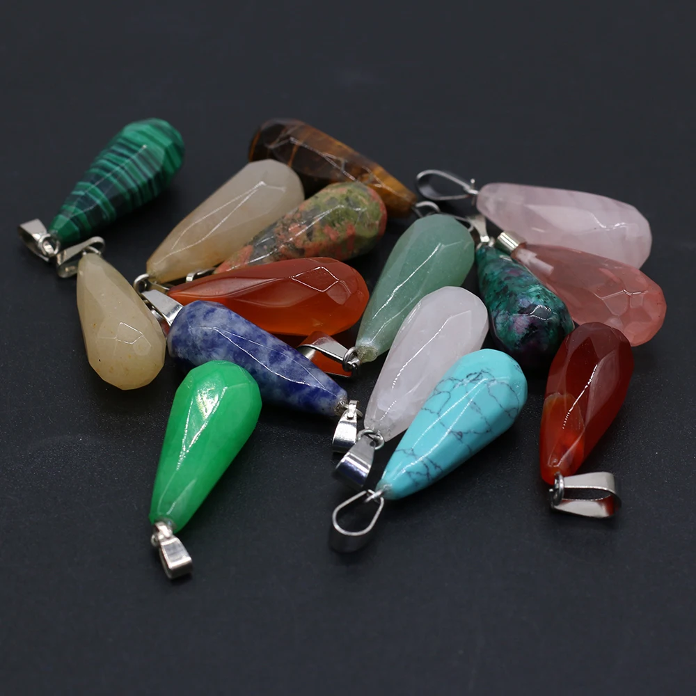 

Подвеска из натурального камня, 10 х28 мм, 6 шт.