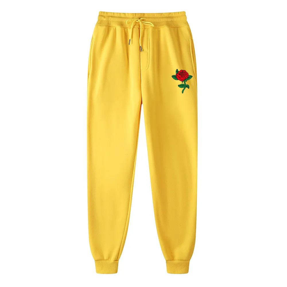 

Romantic rose Ms Joggers Brand Woman Trousers Casual Pants Sweatpants Jogger 14 Color Fitness Workout Running Sporting Clothing