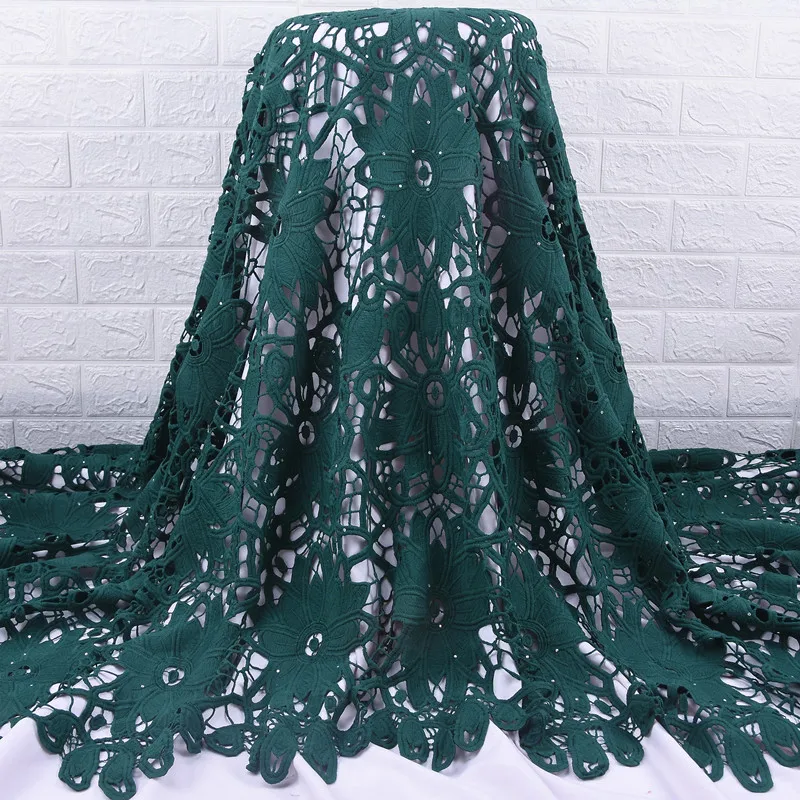 Zhenguiru 2020 гипюр шнур ткань цветок африканская яркий бриллиант нигерийская для