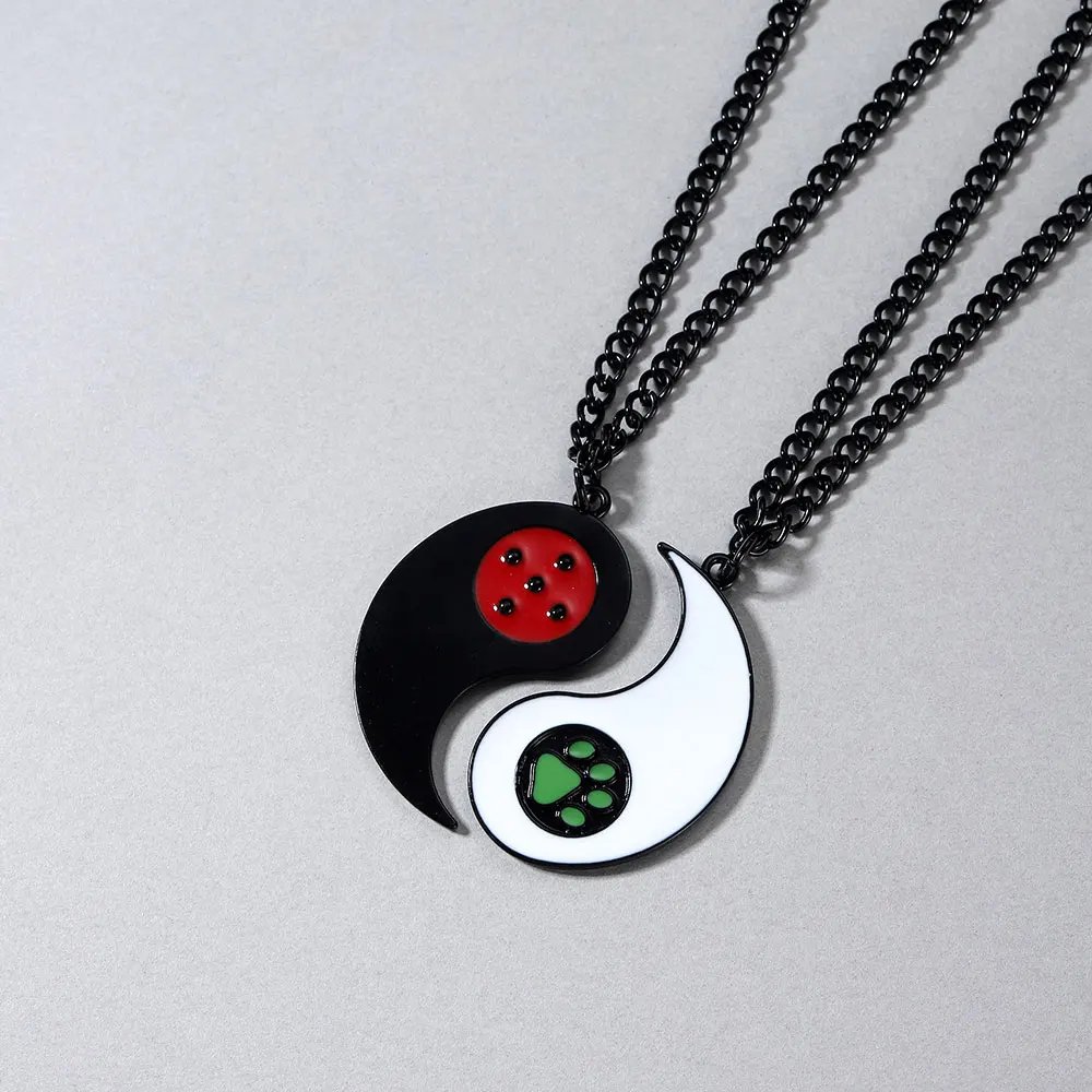 

20 pcs Yin Yang Necklace BFF Necklace for 2 Matching Pendant Kids Best friends Friendship Jewelry Wholesale