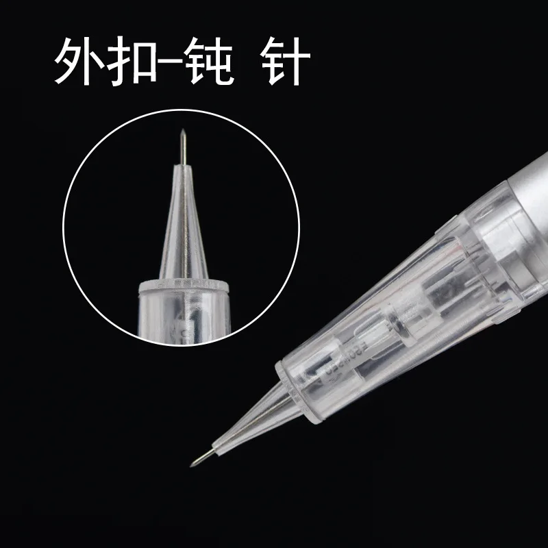 

10pcs Disposable Permanent Makeup Cartridge Needles Bayonet Tattoo Gun For Digital Eyebrow/lips/eyeliner Machine