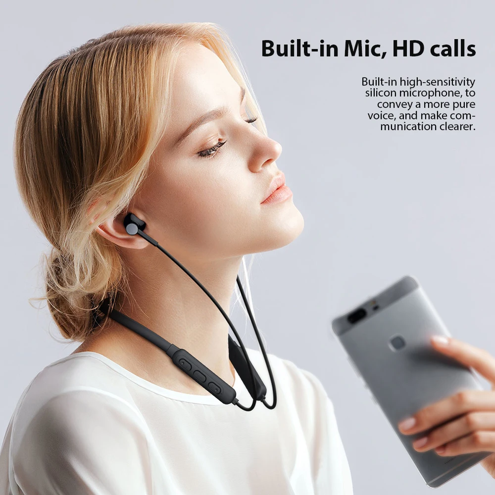 Newest UCOMX G03H Neckband Mini Wireless Headphone Sports Sweat-proof Bluetooth with Microphone for Xiaomi Samsung Earbud | Электроника