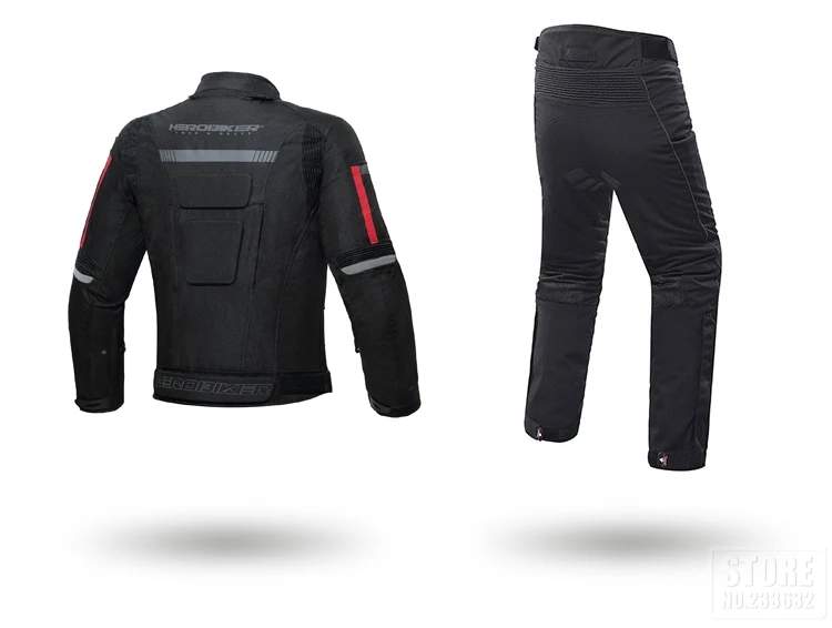 HEROBIKER Осень Зима мотоциклетная мужская куртка водостойкий ветрозащитный Мото куртка для верховой езды гоночный мотоцикл одежда защитное снаряжение