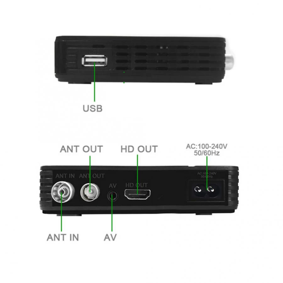 Новейший K2 Plus DVB-T2 эфирный цифровой ТВ приемник сигнала совместимый с DVB-T/H.264 поддерживает Dvb t2 H.264 таймер PVR