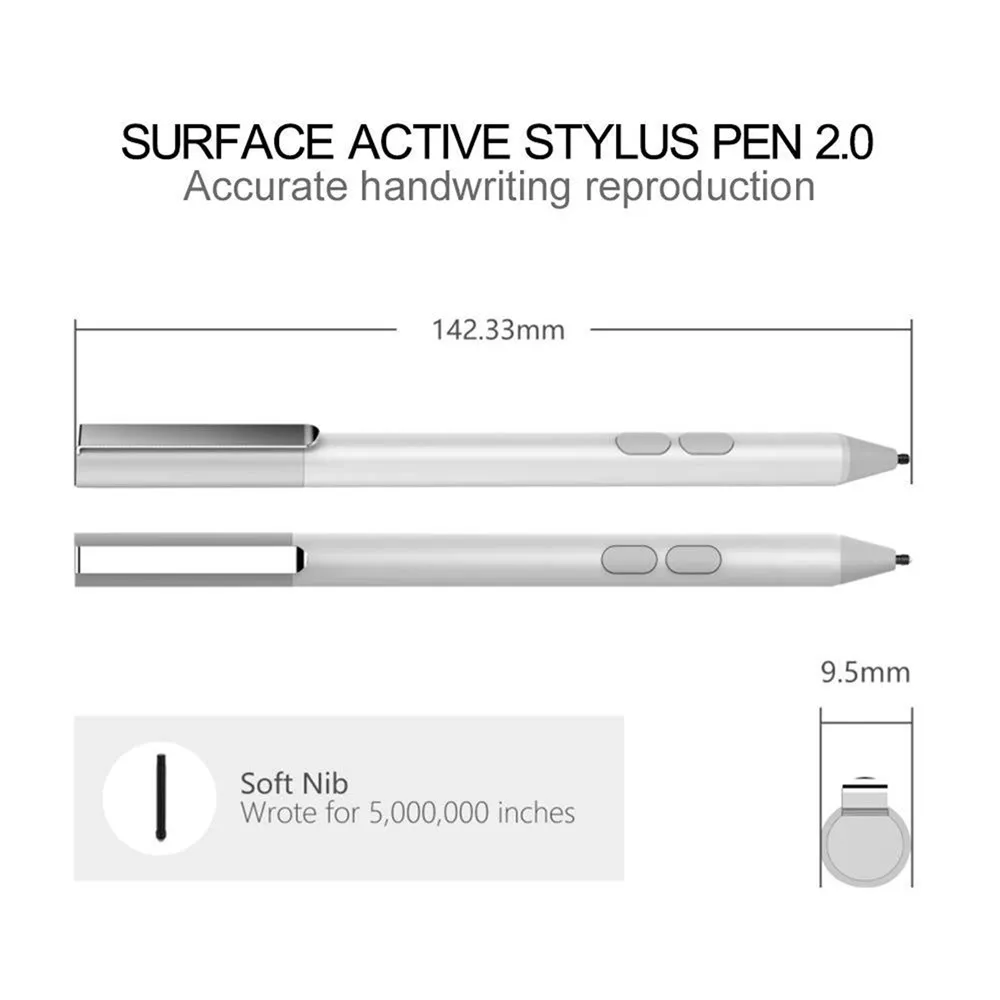 

Stylus Pen Touch Pen for Surface 3/Pro3/Pro4/Pro5/Pro6/for Surface Laptop/Go/ Book 4096 Levels Pressure Sensitivity Tablets