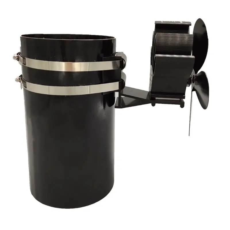 

4 Blades Heat Powered Fireplace Stove Hanging fireplace Fan