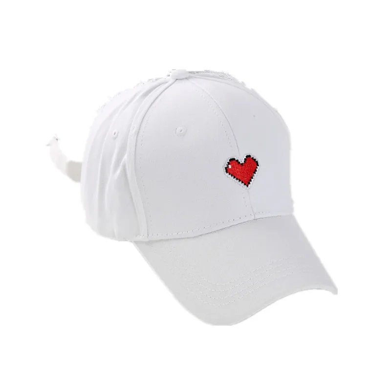 

Fashion Korean Japanese Style Harajuku Heart Baseball Cap Women Girls Summer Snapback Caps Female Trucker Hats Sunshade Dad Hat