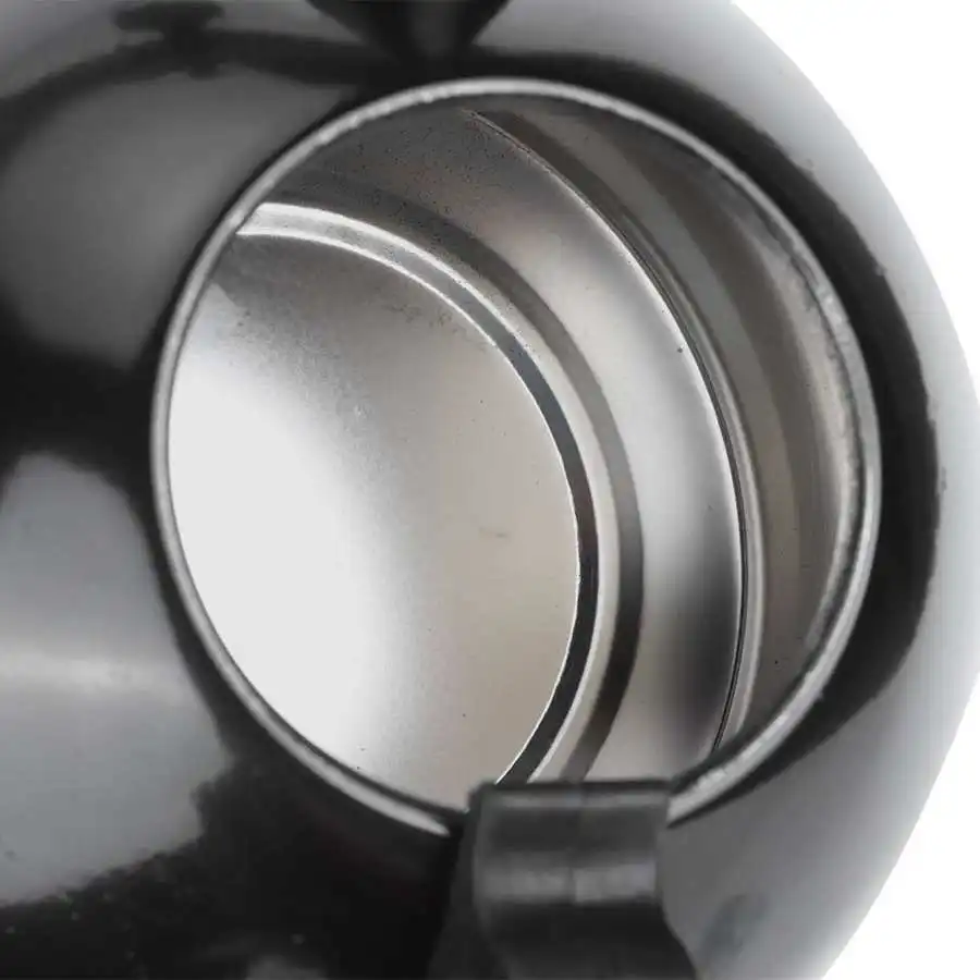 Бытовой 1L черный Нержавеющая сталь Чай горшок Кофе чайник для воды с защитой от