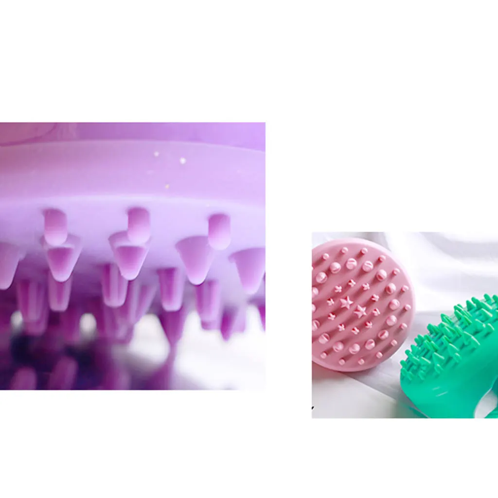 Массажная щетка для ванны и душа антицеллюлитный массаж всего тела силиконовая