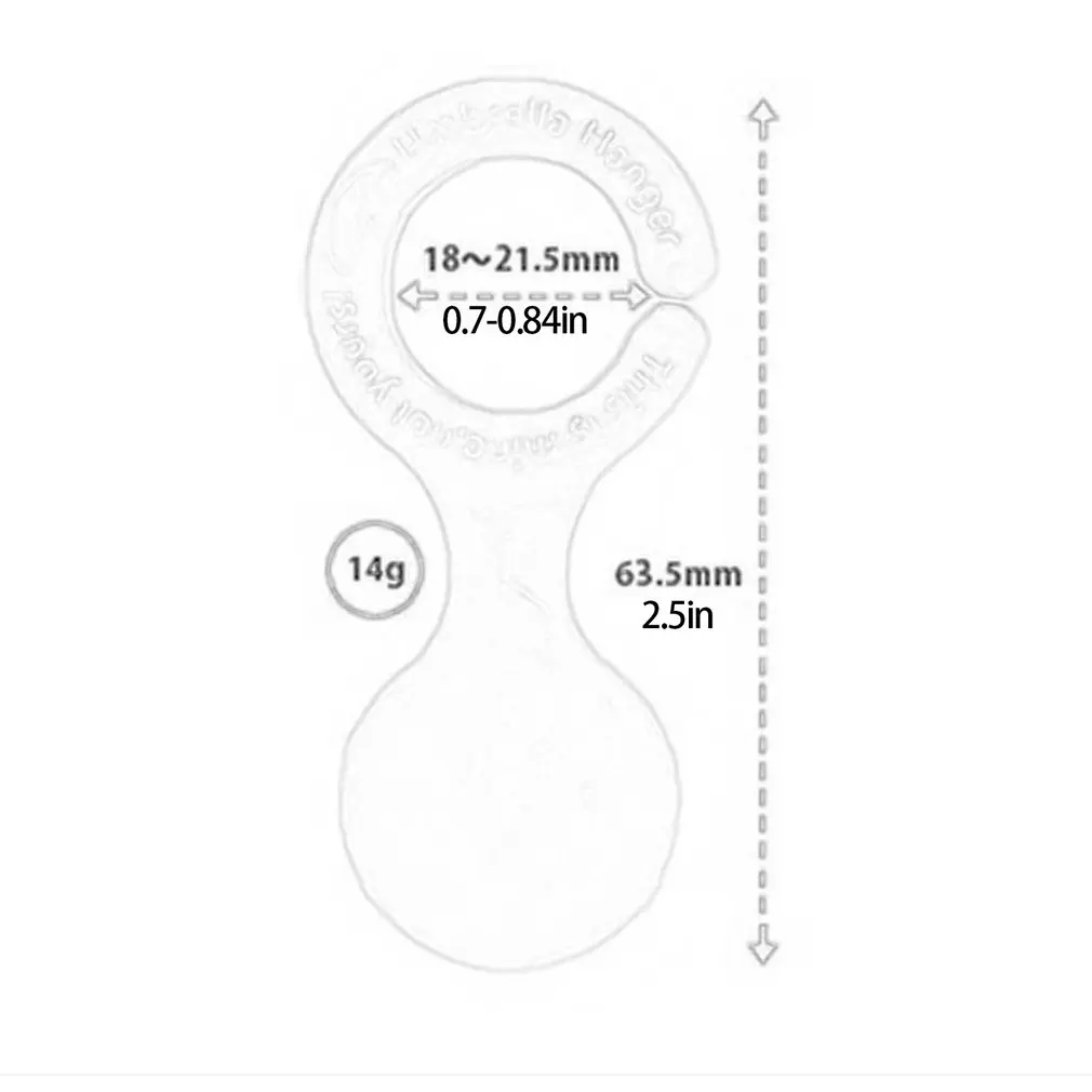 

Creative Portable Umbrella Hanger Handy Plastic Holder Rack Cute Design Hanging Up Umbrella Phone Stands Hanger