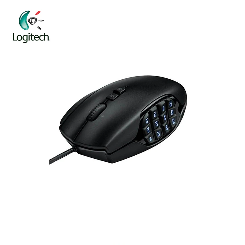Проводная игровая мышь logitech G600 MMO 8200 dpi оптическая Подлинная 17 программируемых