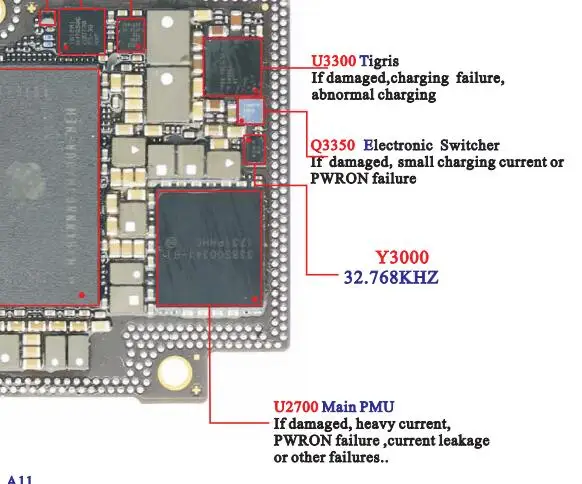 5 шт. новый оригинальный 338S00341 B1 основной источник питания IC Chip U2700 для iPhone X 8