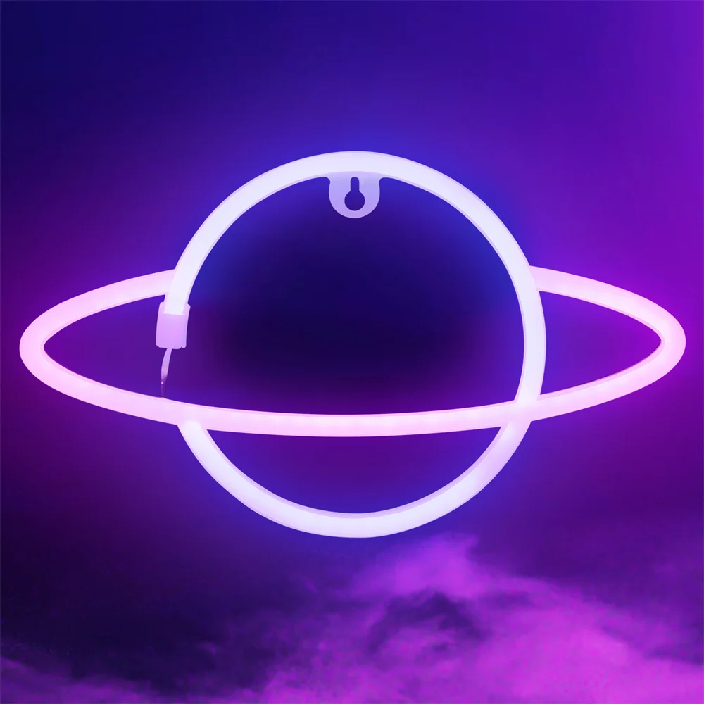 Светодиодный неоновый светильник &quotПланета&quot декор для спальни неоновая лампа