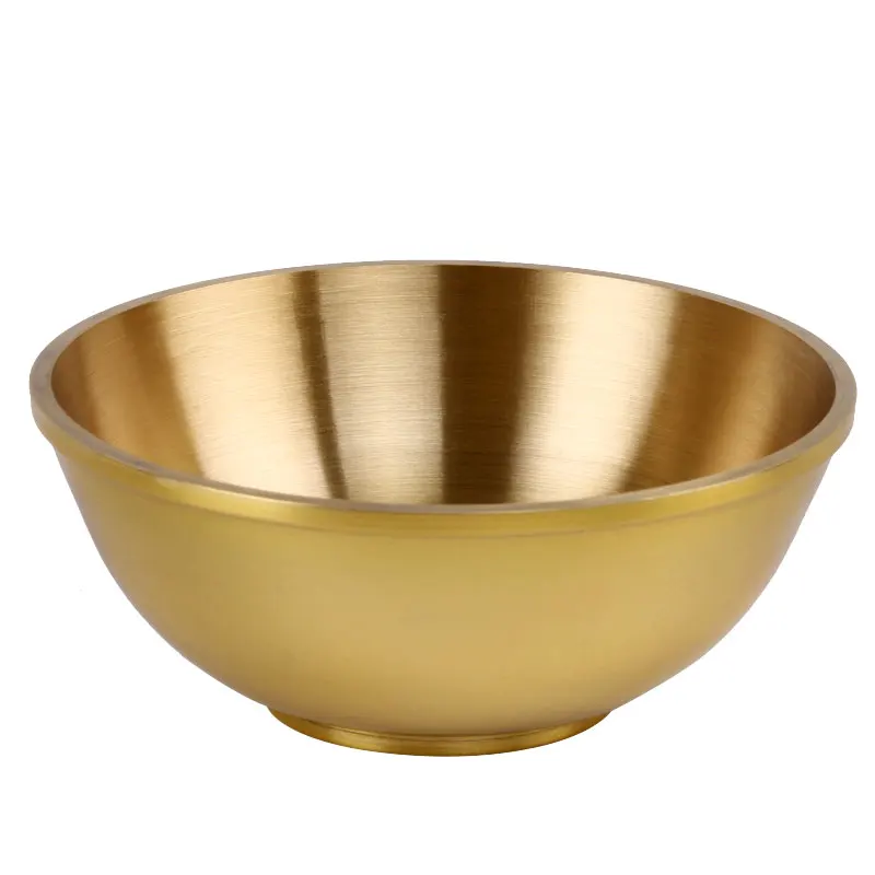 Buddha Copper Bowl Pure Copper Bowls for Worshiping of Wealth Health Buddhist Supplies Household Pray