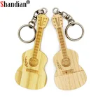 Флеш-накопитель деревянный, usb 2,0, 4 ГБ, 8 ГБ, 16 ГБ, 32 ГБ, 64 ГБ, 128, цепочка для ключей в подарок