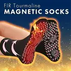 Самонагревающиеся Носки для мужчин и женщин, нескользящие носки в горошек для снятия усталости, массажа, магнитной терапии, оздоровительные носки, теплое снаряжение для зимней температуры