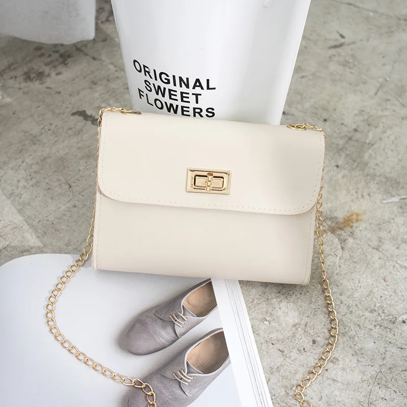 

Fashion Women Bag Small Square Bag Female Shoulder Bag Metal Buckle Messenger Bag Handbag Chain Crossbody Bags For Women