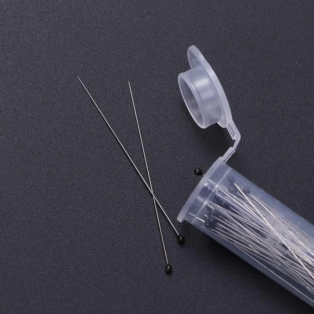 100 шт./упак. насекомых шпильки Нержавеющая сталь образца иглы с Пластик коробка