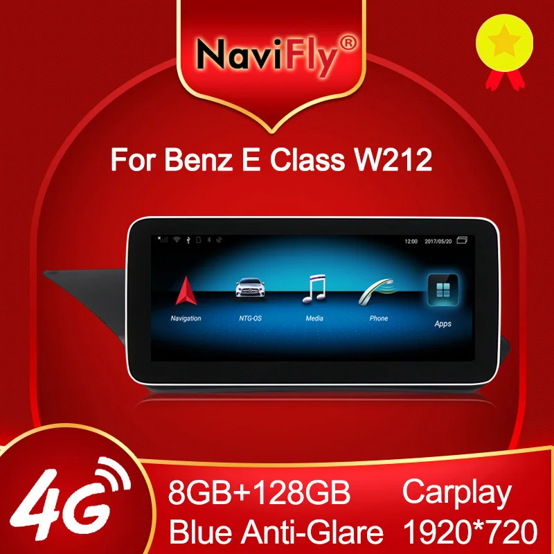 Новое поступление! 8 ГБ + 128 12 5 &quotBlu Ray Android автомобильный DVD Navi плеер для Mercedes Benz E Class