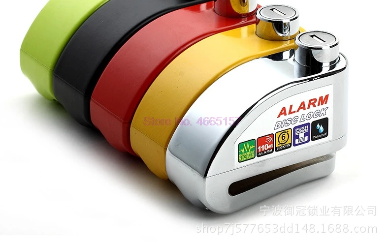 От DHL 20 шт. мото замок мотоцикла сигнализация с Механизмом Блокировки дискового