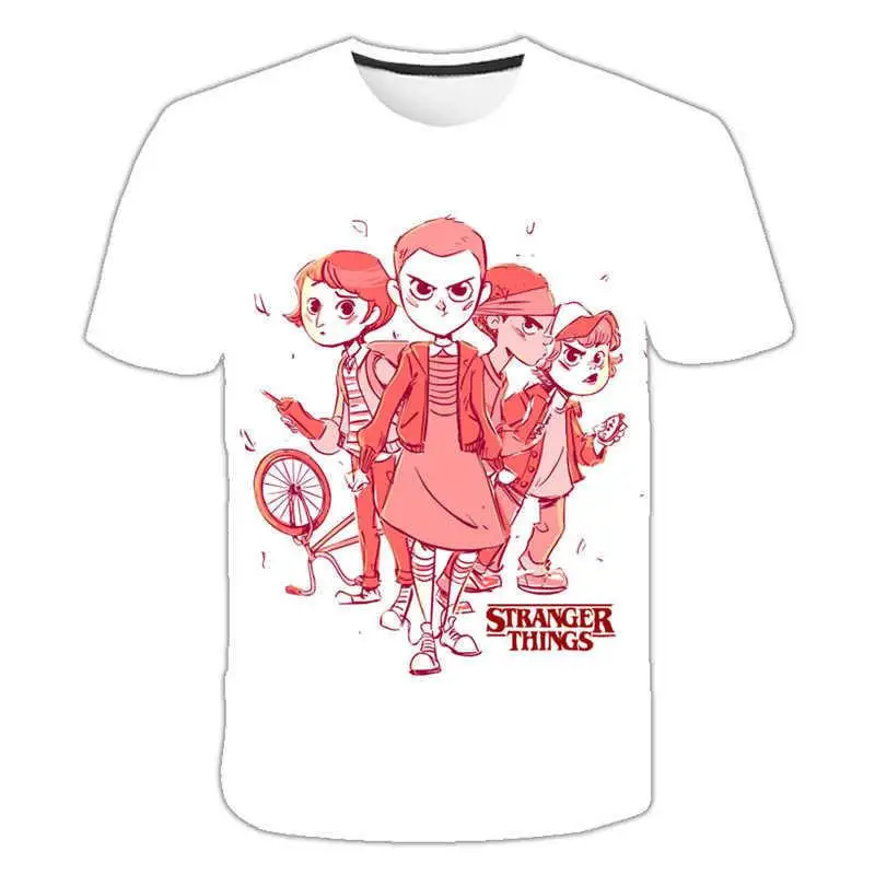 2020 модная детская одежда Летний Детский свитшот с принтом очень странные дела