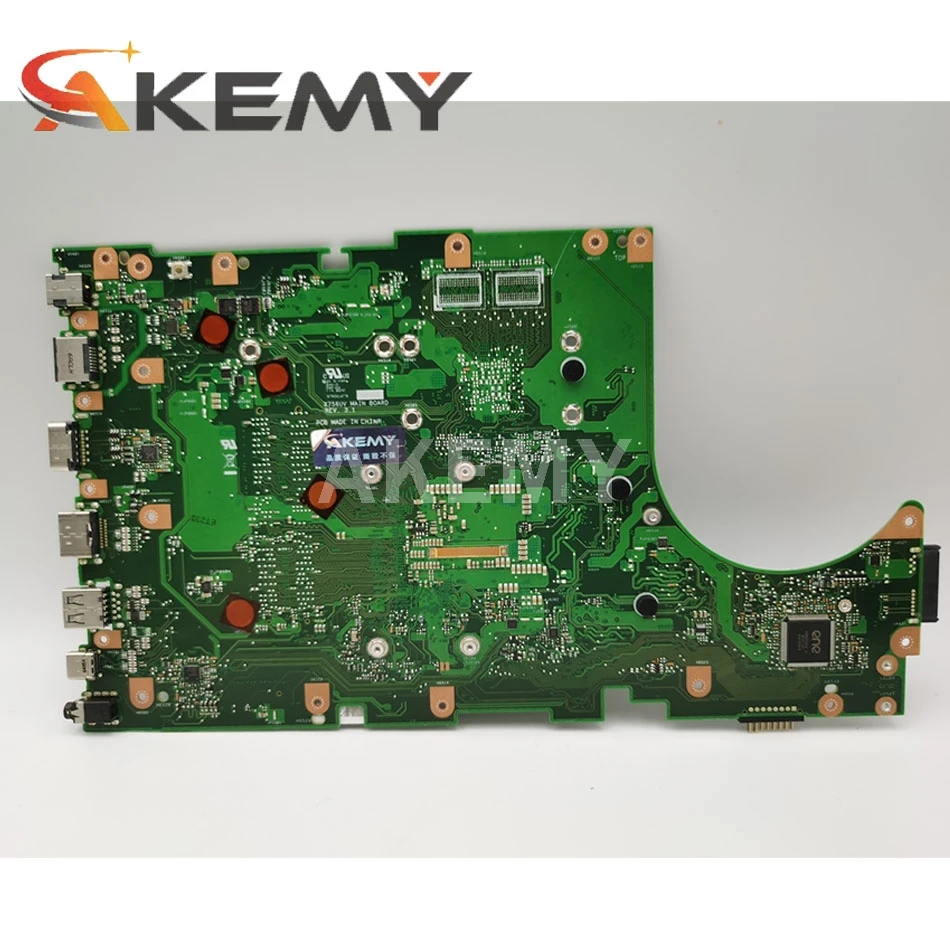 Новая материнская плата X756UAM I7-6500U для Asus X756UV X756UQ Laotop DDR4 RAM slot 90NB0A00-R00060 | Компьютеры