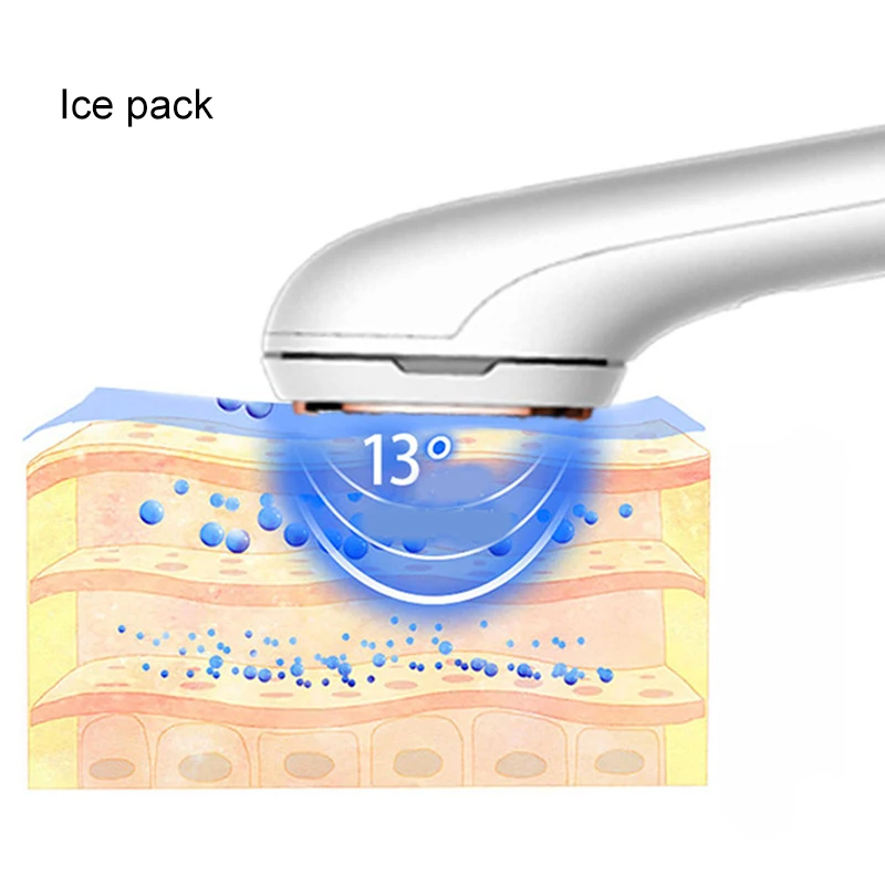 Новый ледяной горячий компресс для омоложения кожи массажер лица лифтинг