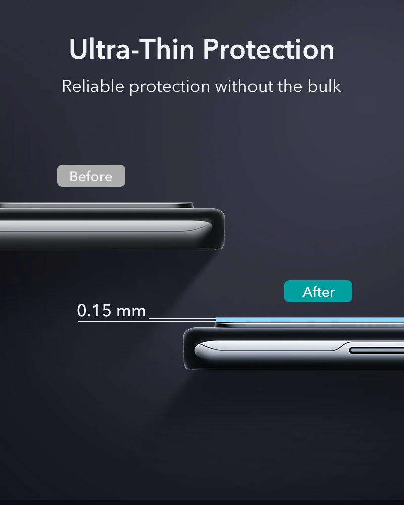 Защитная пленка ESR для объектива камеры Samsung Galaxy Note 20 S20 Plus S21 Ultra 10 закаленное