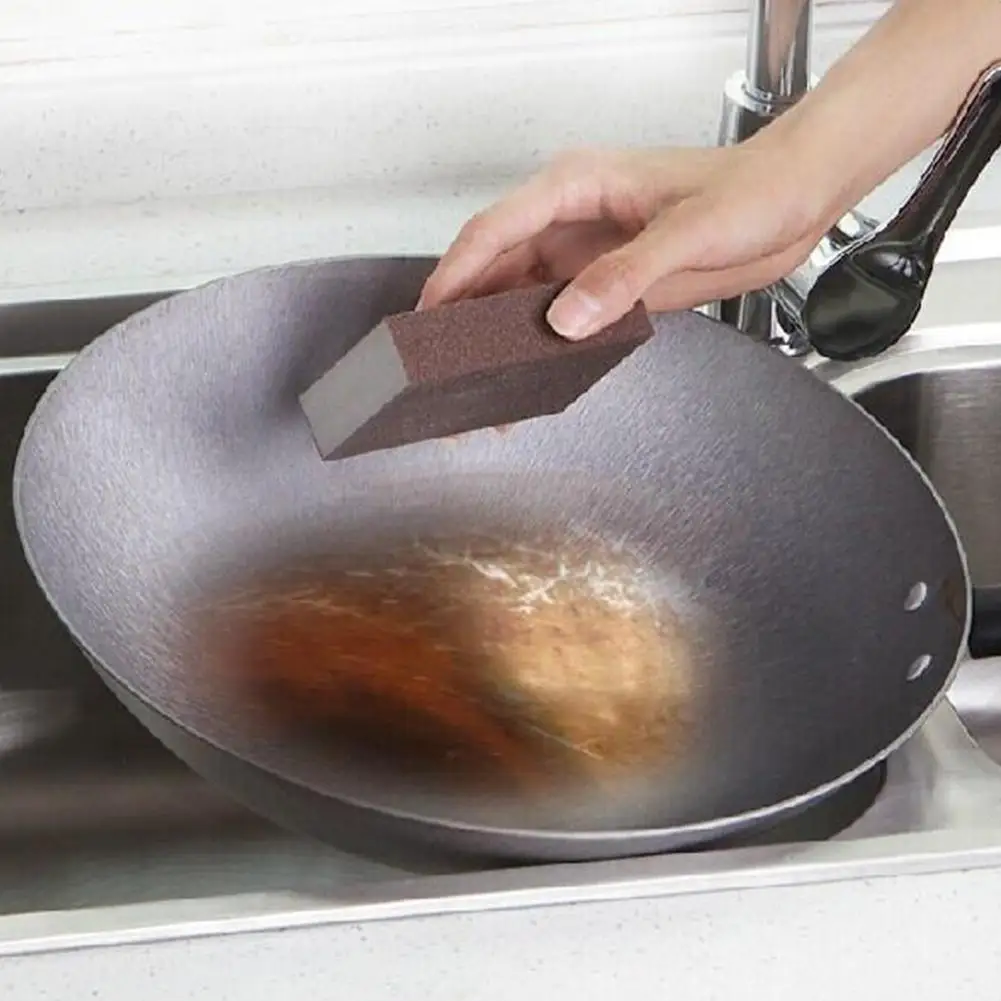 

Carborundum Sponge Brush Removes Household Bathroom Pot Cleaning Rust Tool Rust Stains Emery Y4E6