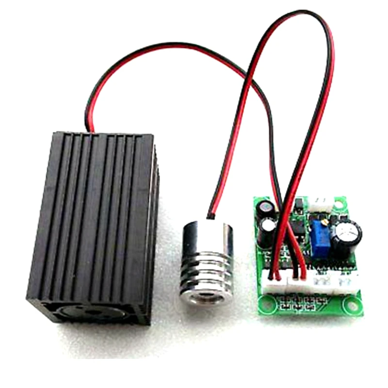 Зеленый лазерный диод 532nm 50mw + 650nm 200mW красный точечный модуль 12V w/Driver & TTL|Эффект