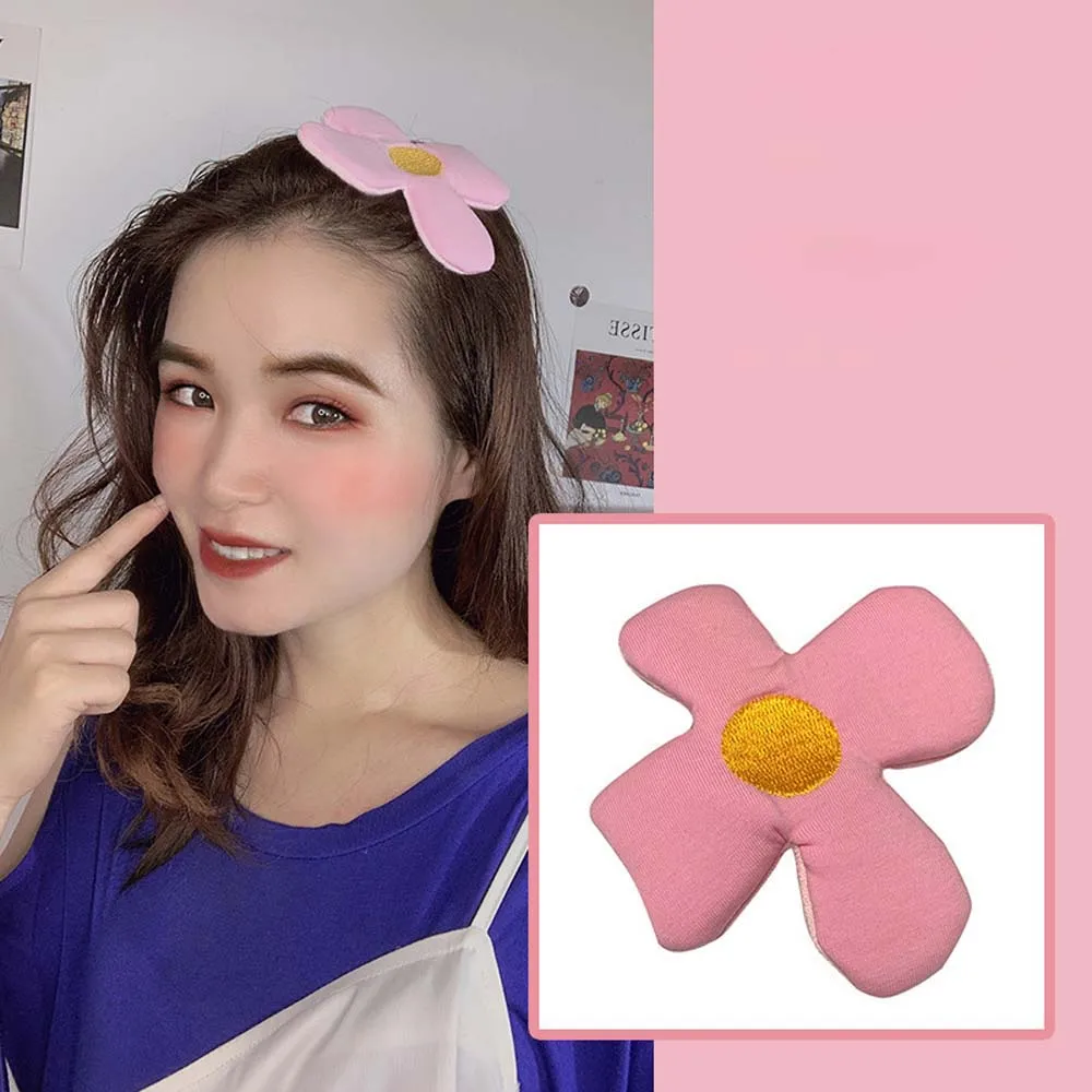 Заколка для волос с фруктовым цветком заколка большим лицом макияжа милые