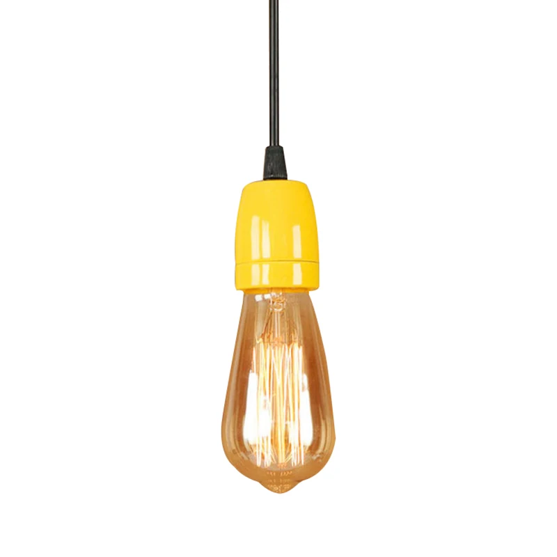 Домашний декор простой светодиодный светильник E27 Современная Подвесная лампа в