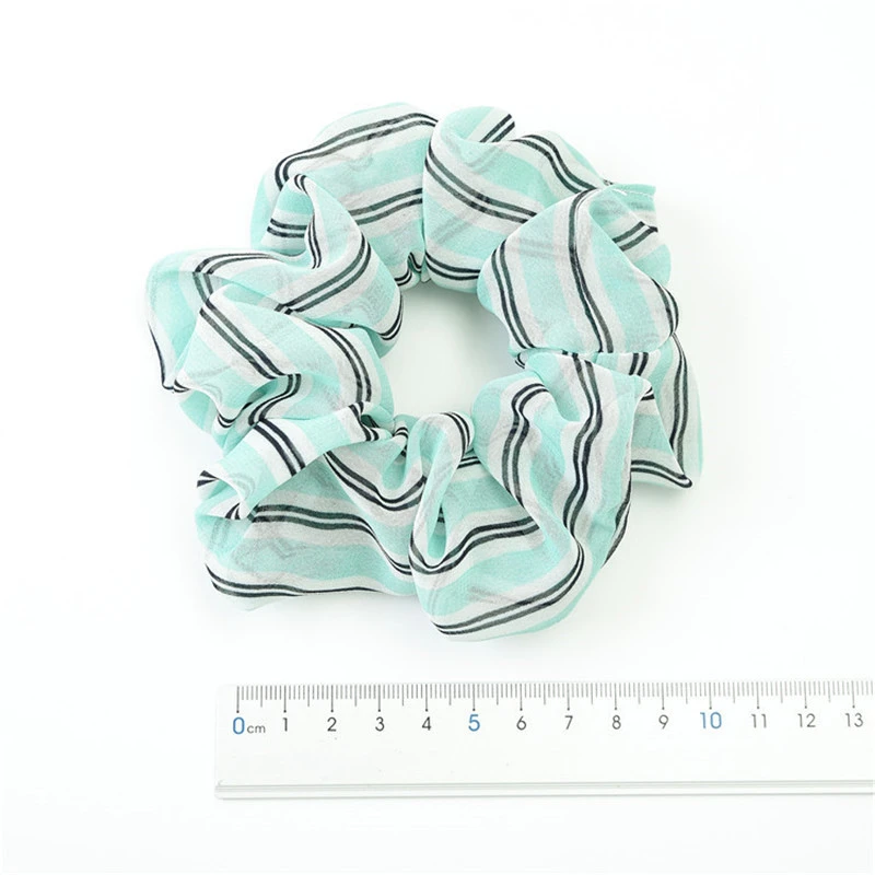

Fashion Three-Dimensional Stripes Hair Scrunchies Ponytail Holder Soft Stretchy Hair Elastic Rope Accessories For Women Hairband