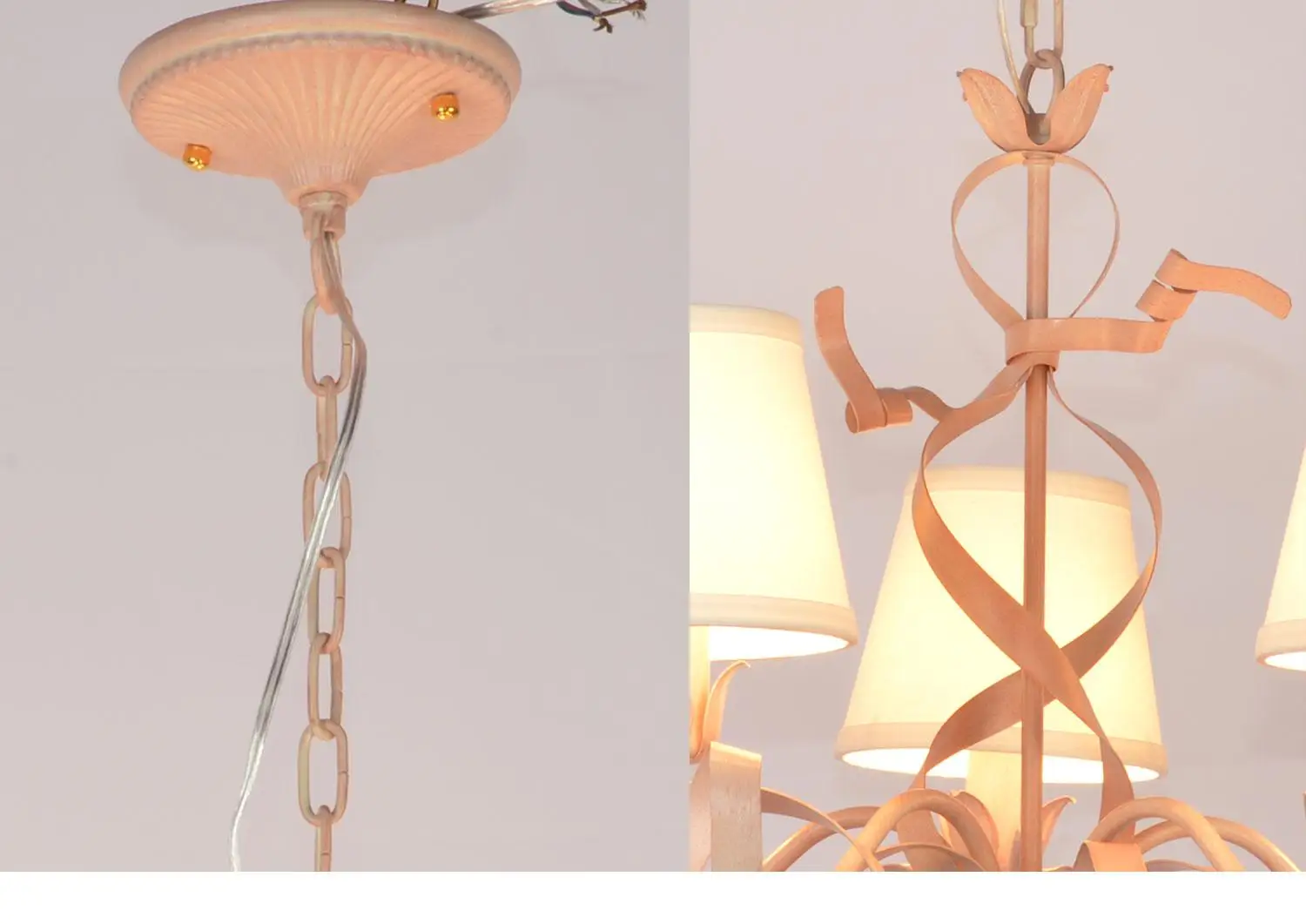 

Salon Led pink Ribbon pendant Light Bow pendant lamp for Bar Wedding lighting children Pink Iron hanging lamp Ribbon lamp lustre