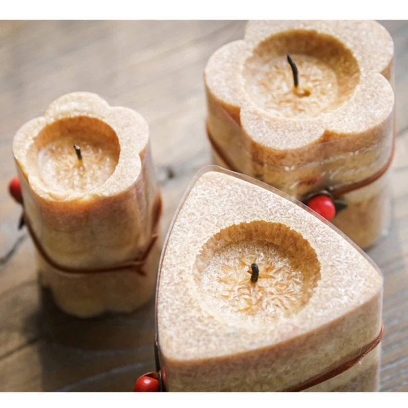 Scented Candle Wax Decorative Candles Table Photo Prop Birthday Gift Prefect for Meditation Stress | Дом и сад