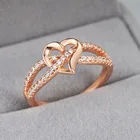 Новинка, женское кольцо в форме сердца, кольцо обещания, серебряное женское кольцо, обручальное кольцо, простое украшение