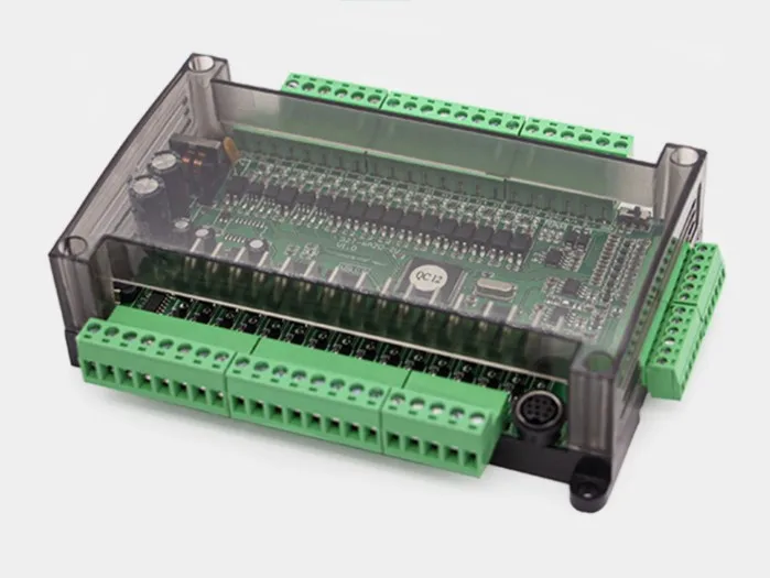Контроллер PLC FX1N FX2N 32MT 6AD 2DA с чехлом аналоговый RS485 Modbus RTU для Mitsubishi GX NTC