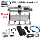 CNC 3018 Pro 2418 1610 DIY Лазерный Гравировальный Станок с ЧПУ Pcb фрезерный станок GRBL управление, гравер по металлу с лазером 10 Вт 15 Вт