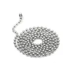 5 шт. Нержавеющаясталь ожерелье из круглых бусин цепи Шаровые цепи DIY ювелирных изделий Wide-1.6mm 2 мм 2,4 мм 3 мм Длина В переменного тока, 50-80 см