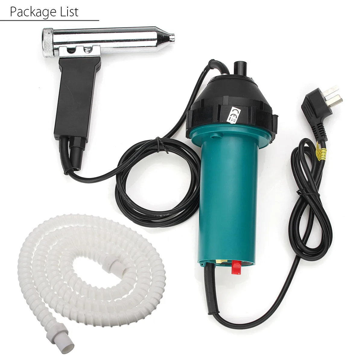 1080W 240V  50Hz Plastic Heat Guns Welding Hot Air Torch Welding Pistol Tool with Nozzle Hose Kit for Welding Machine