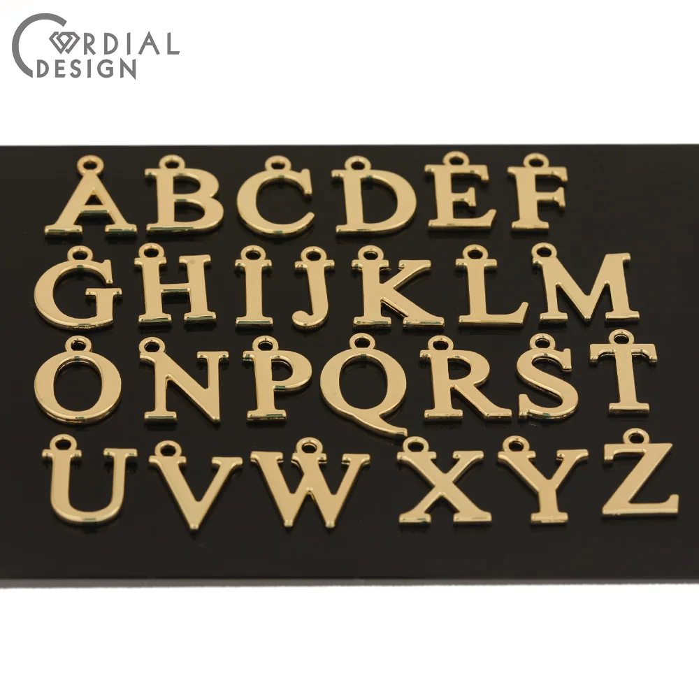 

Cordial Design 100Pcs A-Z Jewelry Accessories/Pendant/DIY Making/Connectors/Hand Made/Jewelry Findings & Components/Charms